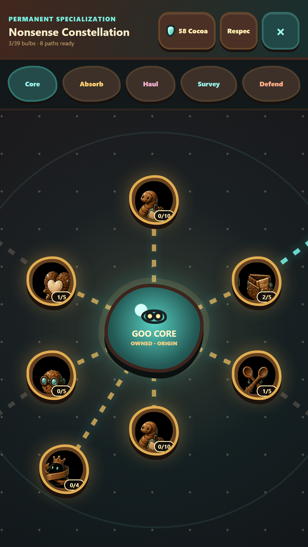 Growing a permanent expedition constellation